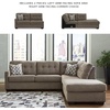 image:imageSignature Design by Ashley Sectional Sleeper Sofa CouchBrown