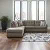 image:imageSignature Design by Ashley Sectional Sleeper Sofa CouchBrown