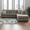 image:imageSignature Design by Ashley Sectional Sleeper Sofa CouchBrown