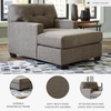 image:imageSignature Design by Ashley Sectional Sleeper Sofa CouchDark Brown