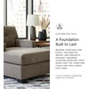 image:imageSignature Design by Ashley Sectional Sleeper Sofa CouchDark Brown