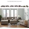 image:imageSignature Design by Ashley Sectional Sleeper Sofa CouchDark Brown