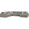 image:imageSignature Design by Ashley Sectional Sleeper Sofa CouchGrey