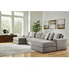 image:imageSignature Design by Ashley Sectional Sleeper Sofa CouchGrey