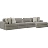 image:imageSignature Design by Ashley Sectional Sleeper Sofa CouchGrey