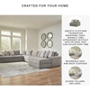 image:imageSignature Design by Ashley Sectional Sleeper Sofa CouchGrey