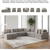 image:imageSignature Design by Ashley Sectional Sleeper Sofa CouchGrey