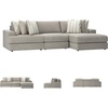 image:imageSignature Design by Ashley Sectional Sleeper Sofa CouchGrey