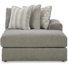 image:imageSignature Design by Ashley Sectional Sleeper Sofa CouchGrey