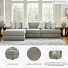 image:imageSignature Design by Ashley Sectional Sleeper Sofa CouchGrey