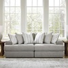 image:imageSignature Design by Ashley Sectional Sleeper Sofa CouchGrey