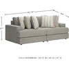 image:imageSignature Design by Ashley Sectional Sleeper Sofa CouchGrey