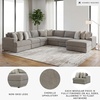 image:imageSignature Design by Ashley Sectional Sleeper Sofa CouchGrey