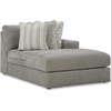 image:imageSignature Design by Ashley Sectional Sleeper Sofa CouchGrey