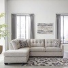 image:imageSignature Design by Ashley Sectional Sleeper Sofa CouchLight Gray