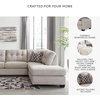 image:imageSignature Design by Ashley Sectional Sleeper Sofa CouchLight Gray