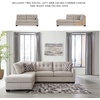 image:imageSignature Design by Ashley Sectional Sleeper Sofa CouchLight Gray