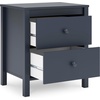 image:imageSignature Design by Ashley Simmenfort Retro 2 Drawer Nightstand Blue
