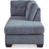 image:imageSignature Design by Ashley Sleeper Sectional Sofa with Chaise BlueBlue