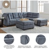 image:imageSignature Design by Ashley Sleeper Sectional Sofa with Chaise BlueBlue