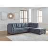 image:imageSignature Design by Ashley Sleeper Sectional Sofa with Chaise BlueBlue