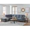 image:imageSignature Design by Ashley Sleeper Sectional Sofa with Chaise BlueBlue