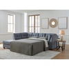 image:imageSignature Design by Ashley Sleeper Sectional Sofa with Chaise BlueBlue