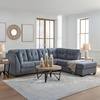 image:imageSignature Design by Ashley Sleeper Sectional Sofa with Chaise BlueBlue