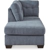 image:imageSignature Design by Ashley Sleeper Sectional Sofa with Chaise BlueBlue