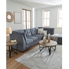image:imageSignature Design by Ashley Sleeper Sectional Sofa with Chaise BlueBlue