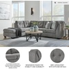 image:imageSignature Design by Ashley Sleeper Sectional Sofa with Chaise BlueGrey