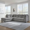 image:imageSignature Design by Ashley Sleeper Sectional Sofa with Chaise BlueGrey