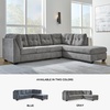 image:imageSignature Design by Ashley Sleeper Sectional Sofa with Chaise BlueGrey
