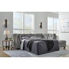 image:imageSignature Design by Ashley Sleeper Sectional Sofa with Chaise BlueGrey