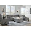 image:imageSignature Design by Ashley Sleeper Sectional Sofa with Chaise BlueGrey