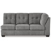 image:imageSignature Design by Ashley Sleeper Sectional Sofa with Chaise BlueGrey