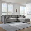 image:imageSignature Design by Ashley Sleeper Sectional Sofa with Chaise BlueGrey