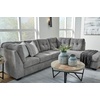 image:imageSignature Design by Ashley Sleeper Sectional Sofa with Chaise BlueGrey