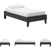 image:imageSignature Design by Ashley Socalle Queen Platform Bed with HeadboardBlack
