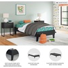 image:imageSignature Design by Ashley Socalle Queen Platform Bed with HeadboardBlack