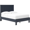image:imageSignature Design by Ashley Socalle Queen Platform Bed with HeadboardBlue