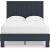 image:imageSignature Design by Ashley Socalle Queen Platform Bed with HeadboardBlue