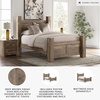 image:imageSignature Design by Ashley Stanziford Queen Poster Bed Brown