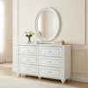 image:imageSignature Design by Ashley Trindura Oval Bedroom Mirror Matte White