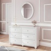 image:imageSignature Design by Ashley Trindura Oval Bedroom Mirror Matte White