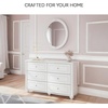image:imageSignature Design by Ashley Trindura Oval Bedroom Mirror Matte White