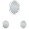 image:imageSignature Design by Ashley Trindura Oval Bedroom Mirror Matte White