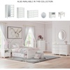 image:imageSignature Design by Ashley Trindura Oval Bedroom Mirror Matte White