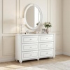 image:imageSignature Design by Ashley Trindura Oval Bedroom Mirror Matte White