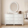 image:imageSignature Design by Ashley Trindura Oval Bedroom Mirror Matte White